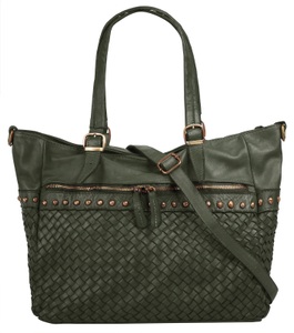 SAMANTHA LOOK, Samantha Look Shopper, (1 tlg.), Samantha Look Shopper, echt Leder, Made in Italy