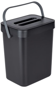 Wenko, WENKO Mülleimer »Tago«, 1 Behälter, mit Griff, 5 Liter, WENKO Mülleimer »Modell Tago«, 1 Behälter, Abfalleimer für die Küche zum Einhängen, mit Griff, 5 L