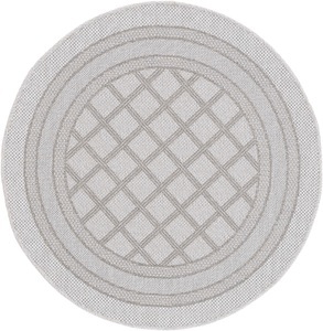 carpetfine, carpetfine Teppich »Boho 104«, rund, 4 mm Höhe, robustes Flachgewebe, Sisal Optik, In- und Outdoor geeignet, Wetterfest und UV-beständig für Balkon, Terrasse, Garten, Aussenbereich,Wohnzimmer, Schlafzimmer, carpetfine Teppich »Boho 104«, rund, 4 mm Höhe, robustes Flachgewebe, Sisal Optik, UV-beständig, Aussenbereich