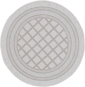 carpetfine, carpetfine Teppich »Boho 104«, rund, 4 mm Höhe, robustes Flachgewebe, Sisal Optik, In- und Outdoor geeignet, Wetterfest und UV-beständig für Balkon, Terrasse, Garten, Aussenbereich,Wohnzimmer, Schlafzimmer, carpetfine Teppich »Boho 104«, rund, 4 mm Höhe, robustes Flachgewebe, Sisal Optik, UV-beständig, Aussenbereich