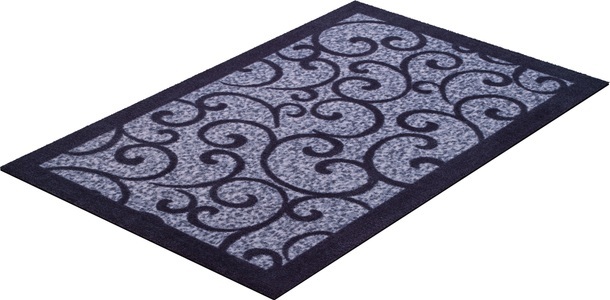 Grund, Grund Teppich »Grillo«, rechteckig, 8 mm Höhe, In- und Outdoor geeignet, Wohnzimmer, Grund Teppich »Grillo«, rechteckig, 8 mm Höhe, In- und Outdoor geeignet, verspieltes Design, Teppich mit Bordüre