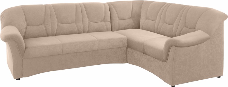 DOMO collection, DOMO collection Ecksofa, DOMO collection Ecksofa »Sarafina L-Form«, wahlweise mit Bettfunktion, optional mit Federkern