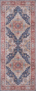 NOURISTAN, Läufer, »Sylla«, NOURISTAN, rechteckig, Höhe 5 mm, maschinell gewebt, NORTHRUGS Teppich »Sylla«, rechteckig, 5 mm Höhe, Orientalisch, Läufer, Vintage, Wohnzimmer, Schlafzimmer, Esszimmer