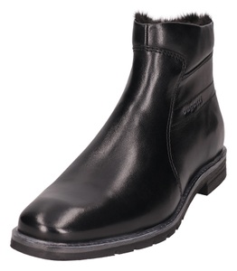 Bugatti, bugatti Westernstiefelette Stiefelette, Business Schuh mit Warmfutter und Reissverschluss