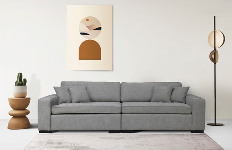 Guido Maria Kretschmer Home&Living, Guido Maria Kretschmer Home&Living 2-Sitzer »Skara XXL«, Lounge-Sofa XXL mit Federkern-Polsterung, in vielen Bezugsvarianten, auch recycelt