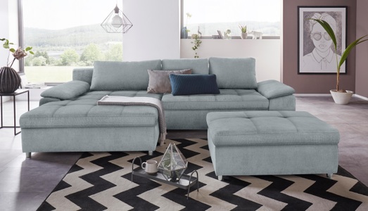 SIT&MORE, sit&more Ecksofa »Labene«, sit&more Ecksofa »Labene L-Form«, wahlweise mit Bettfunktion und Bettkasten, auch als XXL-Variante