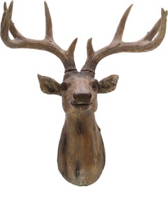 undefined, Deko-Objekt, »Hirschkopf«, Myflair Möbel & Accessoires Dekogeweih »Hirsch«, aus Polyresin, Höhe ca. 57 cm