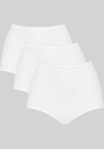SLOGGI, Sloggi 24/7 Microfibre Maxi 3er-Pack, Sloggi - Slip Casual, für Damen, Weiss, Größe 42