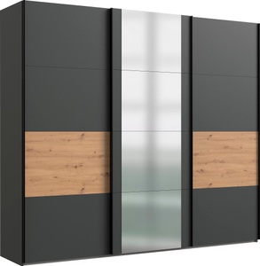 Wimex, Wimex Schwebetürenschrank »Barmbek«, mit 2 Stoffboxen und zusätzlichen Einlegeböden, Wimex Schwebetürenschrank »Barmbek Schlafzimmerschrank BESTSELLER Garderobenschrank«, Kleiderschrank mit 2 Stoffboxen und 2 zusätzlichen Böden, Spiegeltür