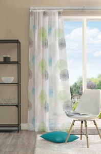 HOME WOHNIDEEN, Vorhang, »RAWLINS«, HOME WOHNIDEEN, Schlaufen 1 Stück, HOME WOHNIDEEN Vorhang »RAWLINS«, (1 St.), Schal aus Voile bedruckt