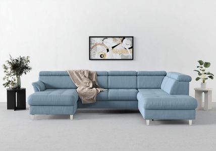 sit&more Wohnlandschaft, inklusive Kopfteilverstellung, wahlweise mit Bettfunktion und Bettkasten