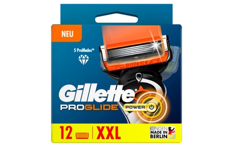 Gillette, Proglide Power Rasierklingen Für Männer Damen 12 Pezzi, Gillette Rasierklingen »ProGlide Power 12 Stück«, (12 tlg.)