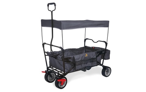 PINOLINO Klappbollerwagen Paxi dlx mit Bremse anthrazit