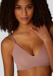 SLOGGI, Sloggi Bralette-BH »Zero Feel Ultra«, ohne Nähte und mit flachen Kanten, ZERO FEEL BH Top in braun