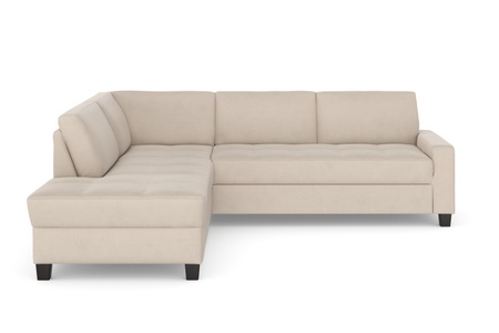 DOMO collection, DOMO collection Ecksofa »Florentina«, wahlweise mit Bettfunktion, DOMO collection Ecksofa »Florentina L-Form«, wahlweise mit Bettfunktion, mit Kontrastnaht