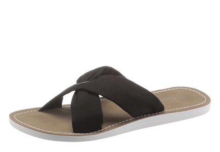 CITY WALK, CITY WALK Pantolette, CITY WALK Pantolette, Sommerschuh, Schlappen mit Kreuzbandage