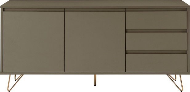 mutoni casual, Sideboard matt dunkelgrau 160x40, Sideboard grau 150