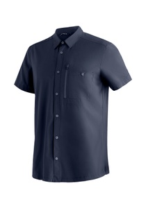 Maier Sports Funktionshemd »Magos S/S M«, Herren Hemd kurzarm, atmungsaktives Freizeithemd, Taillierter Schnitt