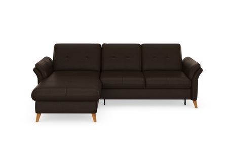 sit&more Ecksofa »Göteborg«, inklusive Sitztiefenverstellung und Federkern, wahlweise mit Bettfunktion und Bettkasten