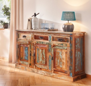 SIT, SIT Sideboard »Riverboat«, Breite 140 cm, Sideboard River bunt 140x80