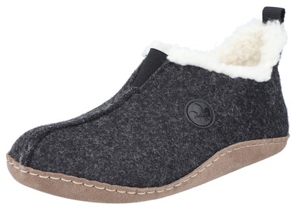 Rieker, Rieker Hausschuh, mit kuscheligem Warmfutter, 