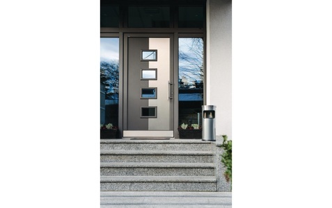 Durable, DURABLE Abfalleimer mit Ascher Silber 19, DURABLE Mülleimer »Safe mit Ascher« 2 Behälter