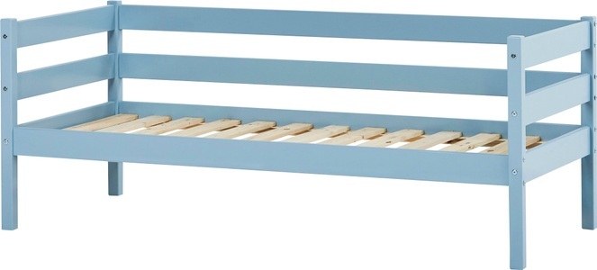 Hoppekids, Hoppekids Einzelbett »IDA-MARIE«, (Set), inklusive Matratze, wahlweise mit Absturzsicherung, Hoppekids Einzelbett »ECO Comfort Kinderbett, Kiefer Massivholz, Jugendbett inkl. Rollrost«, 70x160 cm, wahlweise in verschieden Farben/ Matratze/ Absturzsicherung