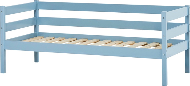 Hoppekids, Hoppekids Einzelbett »IDA-MARIE«, (Set), inklusive Matratze, wahlweise mit Absturzsicherung, Hoppekids Einzelbett »ECO Comfort Kinderbett, Kiefer Massivholz, Jugendbett inkl. Rollrost«, 70x160 cm, wahlweise in verschieden Farben/ Matratze/ Absturzsicherung