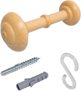LIEDECO, Raffhalter Liedeco, passend für Gardinen, Liedeco Raffhalter, (1 St.), Schalhalter 12 cm