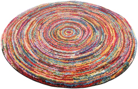 OCI DIE TEPPICHMARKE Teppich »SIXTEEN ROUND«, rund, 25 mm Höhe, Wohnzimmer