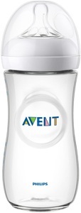 PHILIPS AVENT, Philips Avent Natural Flasche SCF036/17, 330ml, 1 Stück, transparent - Gr.260ml-350ml, 