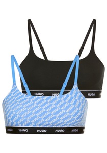 HUGO Underwear Bralette »TWIN BRALETTE DESIGN«, ohne Verschluss, ohne Polsterung