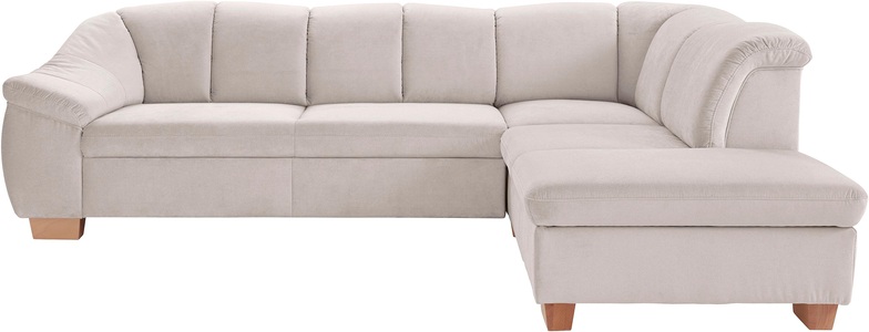SIT&MORE, sit&more Ecksofa, sit&more Ecksofa »Santo L-Form«, mit Federkern, wahlweise mit Bettfunktion und Stauraum