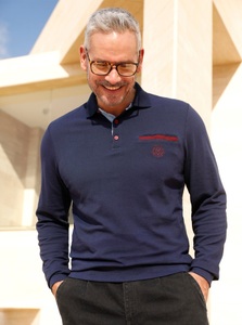 Marco Donati Poloshirt »Langarm-Poloshirt« 1 tlg.