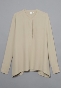 Eterna, LANGARM BLUSE 1863 BY ETERNA - PREMIUM KREPP ODER CRÊPEGEWEBE SALBEI, 