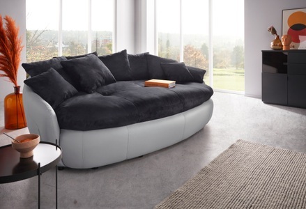 INOSIGN, INOSIGN Big-Sofa »Amaru«, grosszügiges, gemütliches Megasofa XXL, COTTA Big-Sofa »Aruba« gemütliches Megasofa in XXL in organischer Form mit vielen Kissen