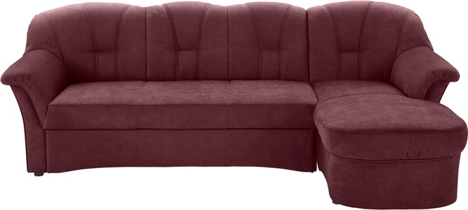 DOMO collection, DOMO collection Ecksofa, DOMO collection Ecksofa Papenburg L-Form, in grosser Farbvielfalt, wahlweise mit Bettfunktion
