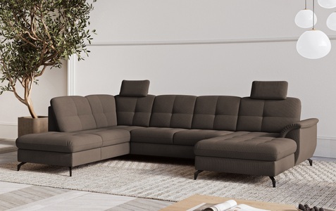 sit&more Wohnlandschaft »Zora U-Form«, wahlweise mit Bettfunktion und Bettkasten