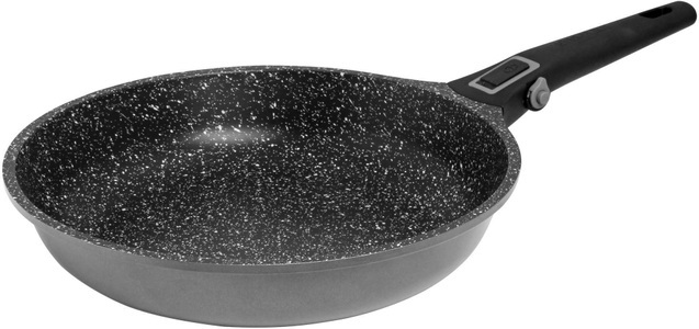 Stoneline, STONELINE Bratpfanne »Imagination PLUS«, STONELINE Bratpfanne »Imagination Plus«, Aluminiumguss, einzigartige Steinpartikel-Beschichtung, Induktion
