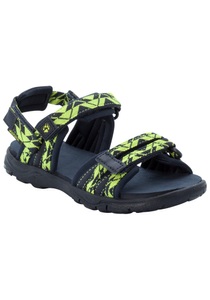 Jack Wolfskin, Jack Wolfskin Outdoor-Sandale Kinder 2 IN 1 Sandal Kids 34 blau blue / lime, 