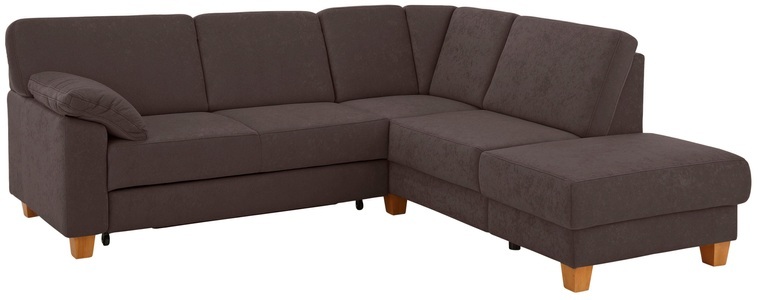 HOME AFFAIRE, Home affaire Ecksofa »Belfort«, mit Federkern, wahlweise mit Bettfunktion und Stauraum