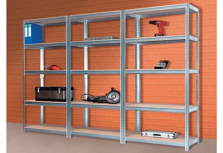 SZ METALL, Sz Metall Schwerlast-Steckregal »Profi«, BASIC Fachbodenregal, FL 175 kg, verzinkt, HxBxT 1.800 x 920 x 600 mm