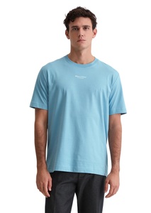 Marc OPolo T-Shirt ein kleines, dezentes Logo in Kontrastfarbe ziert die Brust