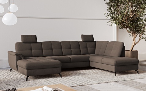 sit&more Wohnlandschaft »Zora U-Form«, wahlweise mit Bettfunktion und Bettkasten