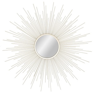 undefined, Wandspiegel, Leonique Dekospiegel »Dekospiegel«, (1 St.), Wandspiegel, Ø 70cm, aus Metall, goldfarben