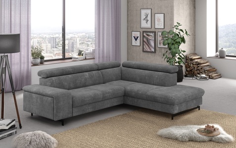 COTTA Ecksofa »Emma L-Form«, mit Kopfteilverstellung, wahlweise mit Bettfunktion & Bettkasten