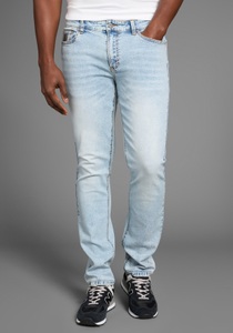 Bruno Banani Straight-Jeans »Hutch«, gerade Beinform, mit Destroyed-Effekten, niedrige Leibhöhe