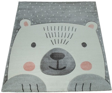 PACO HOME, Paco Home Kinderteppich »Cosmo 346«, rechteckig, 12 mm Höhe, 3D-Design, niedliches Bär Motiv, Pastell-Farben, Kinderzimmer, Paco Home Kinderteppich »Cosmo 346«, rechteckig, 12 mm Höhe, 3D-Design, niedliches Bär Motiv, Pastell-Farben, Kinderzimmer