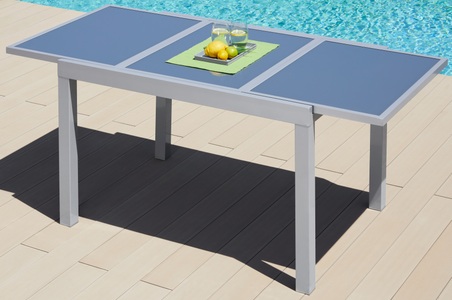 Merxx, MERXX Gartentisch »Amalfi«, Aluminium, ausziehbar, MERXX Gartentisch »Amalfi« je nach Variante auf 180-240cm ausziehbar