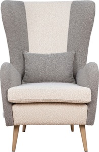 Guido Maria Kretschmer Home&Living, Guido Maria Kretschmer Home&Living Sessel »Salla Bezug Bouclé oder Struktur fein«, wahlweise mit oder ohne Hocker; grosser Sessel: Masse B/T/H: 78/94/118cm, Guido Maria Kretschmer Home&Living Sessel »Salla Bezug Bouclé oder Struktur fein, Ohrensessel«, wahlweise mit oder ohne Hocker; grosser Sessel: Masse B/T/H: 78/94/118cm